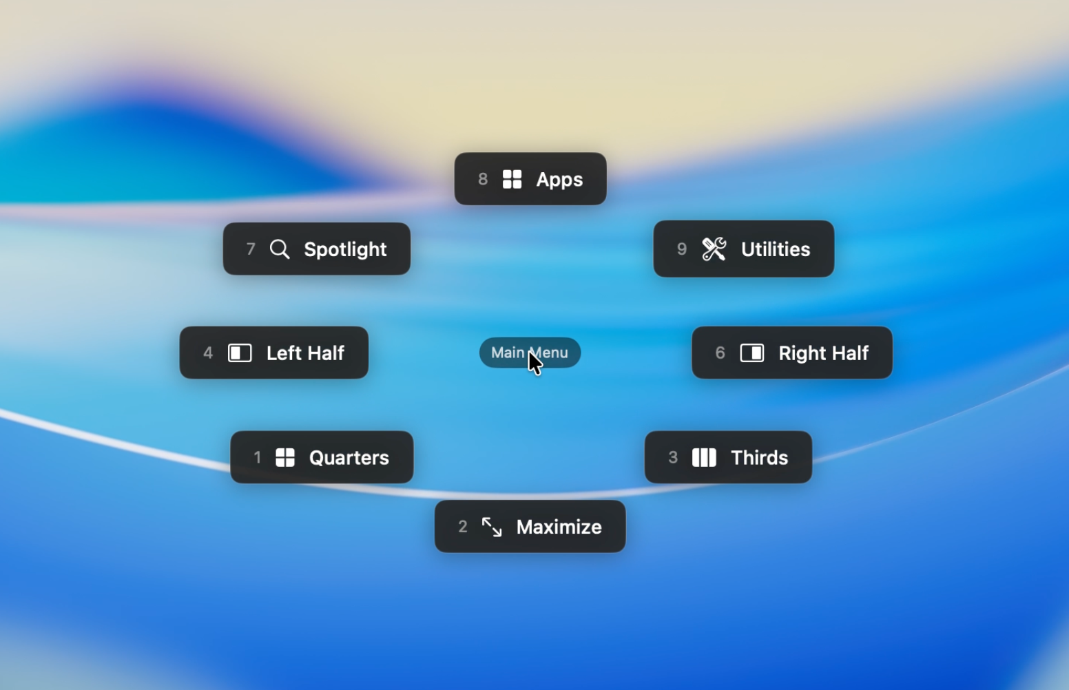 Radial Menu appearance